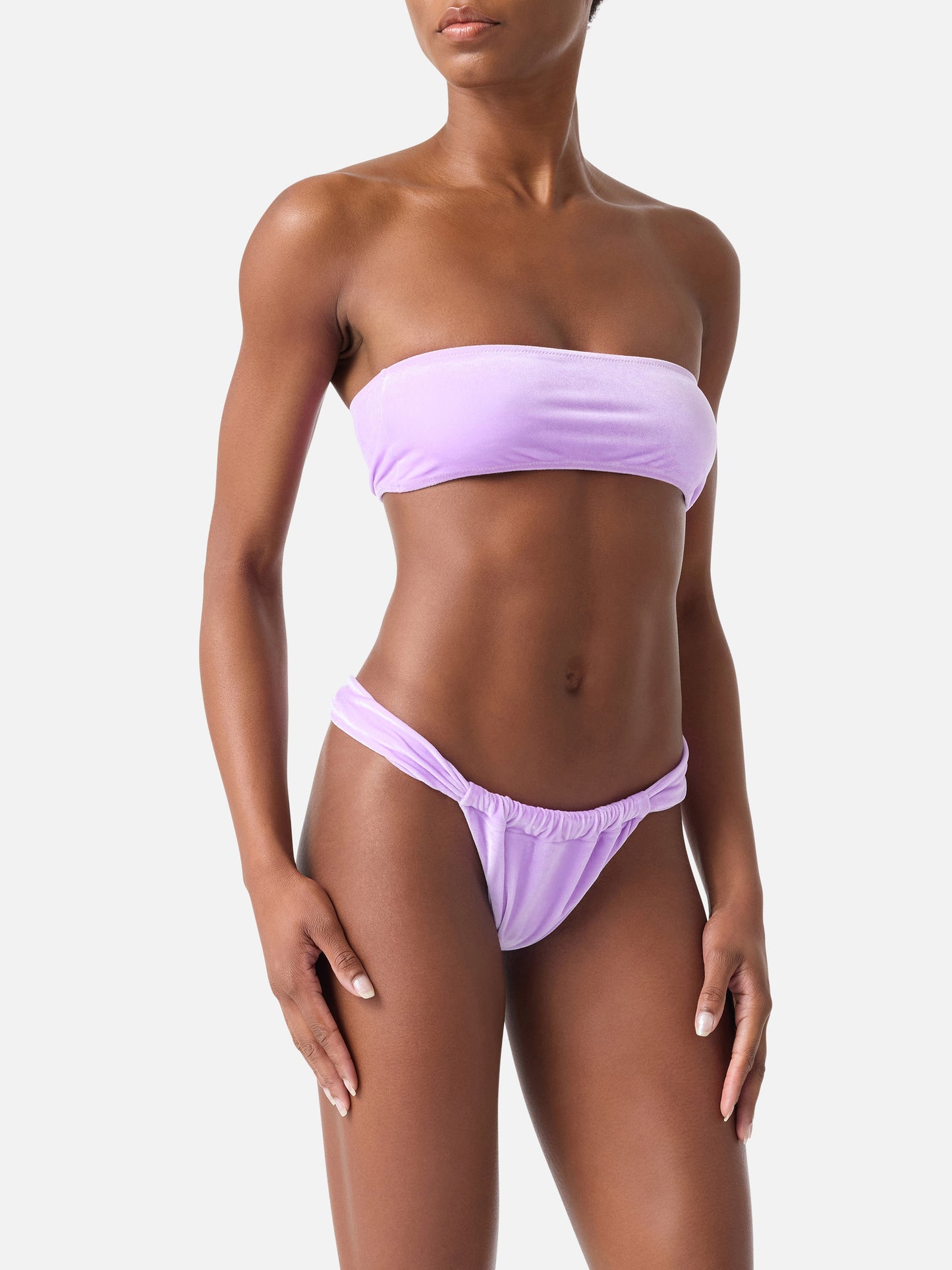 Rebby Noelle Chenille-Bandeau-Bikini 