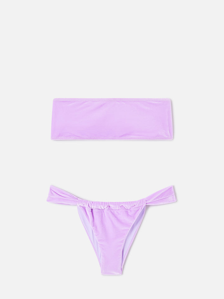 Rebby Noelle Chenille-Bandeau-Bikini 