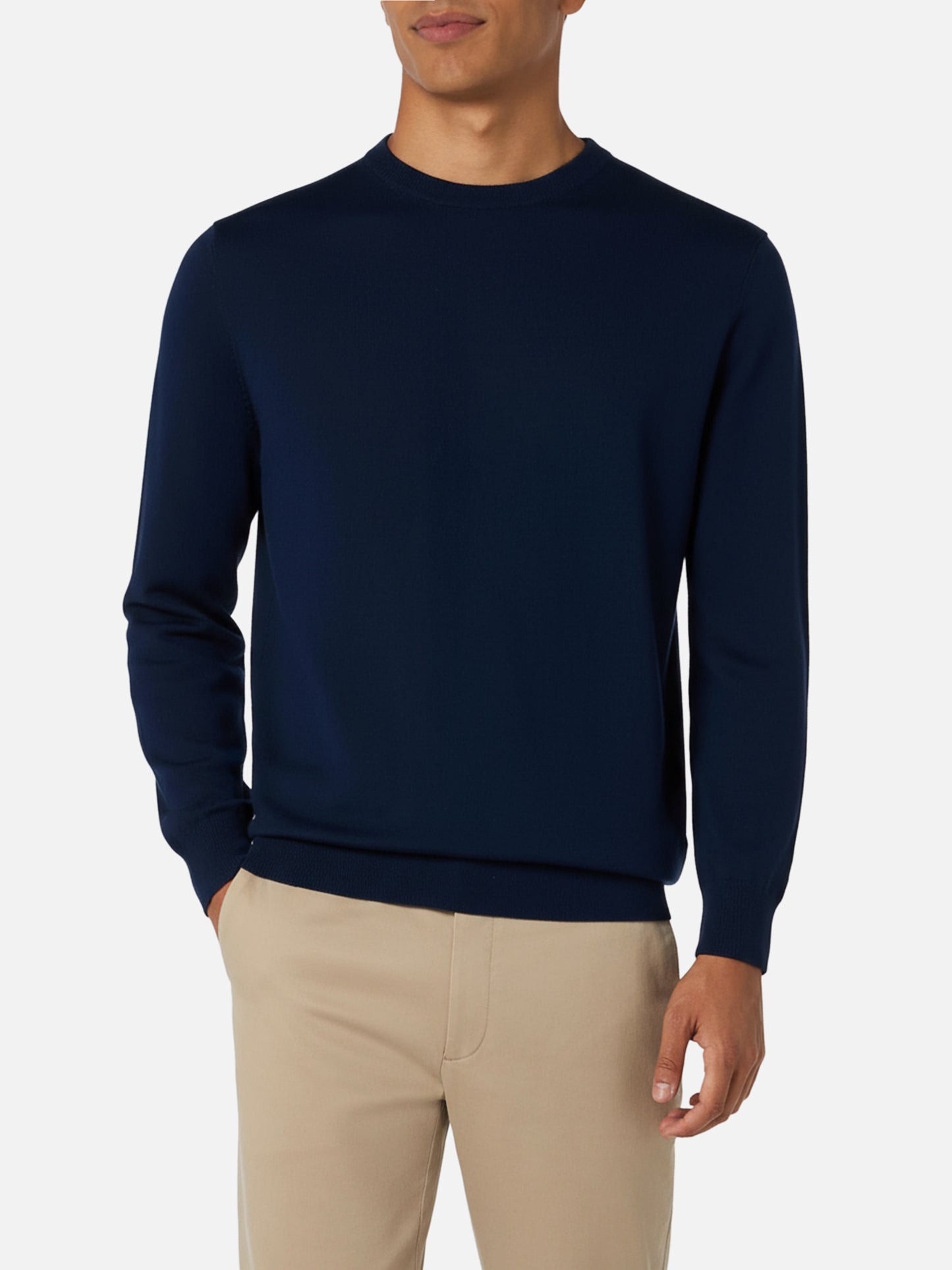 Rundhalspullover Regent aus 100 % Merinowolle