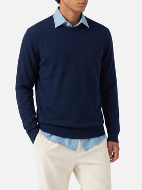 Pull col rond Regent en 100 % MERINO WOOL 