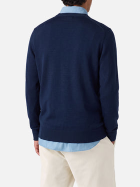 Pull col rond Regent en 100 % MERINO WOOL 