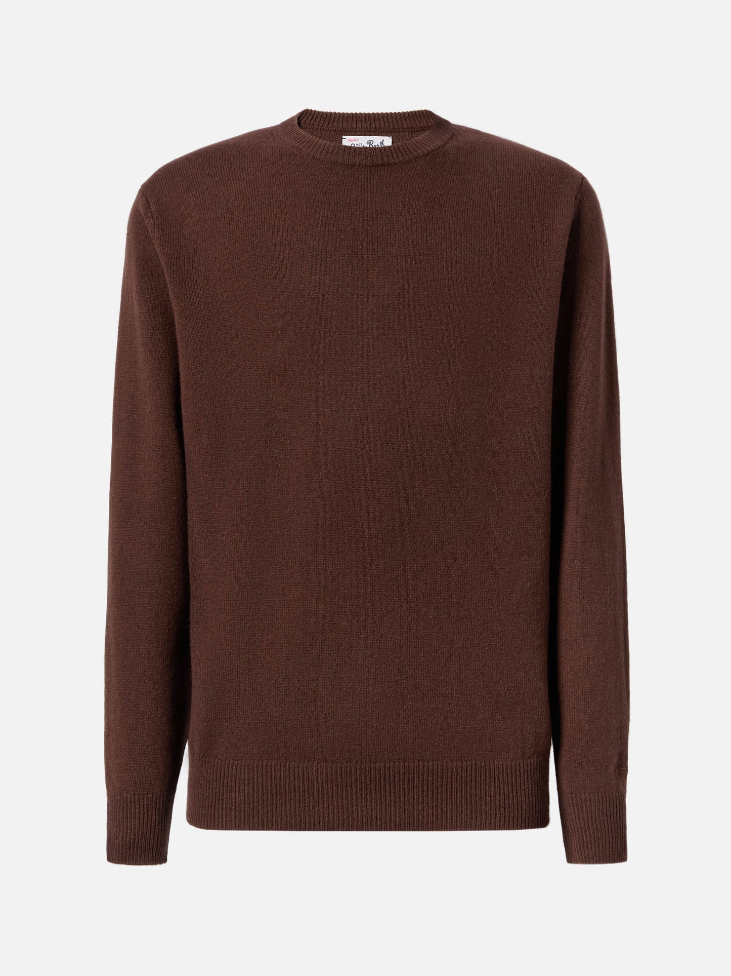 Regent Pullover aus 100 % Lammwolle in Braun