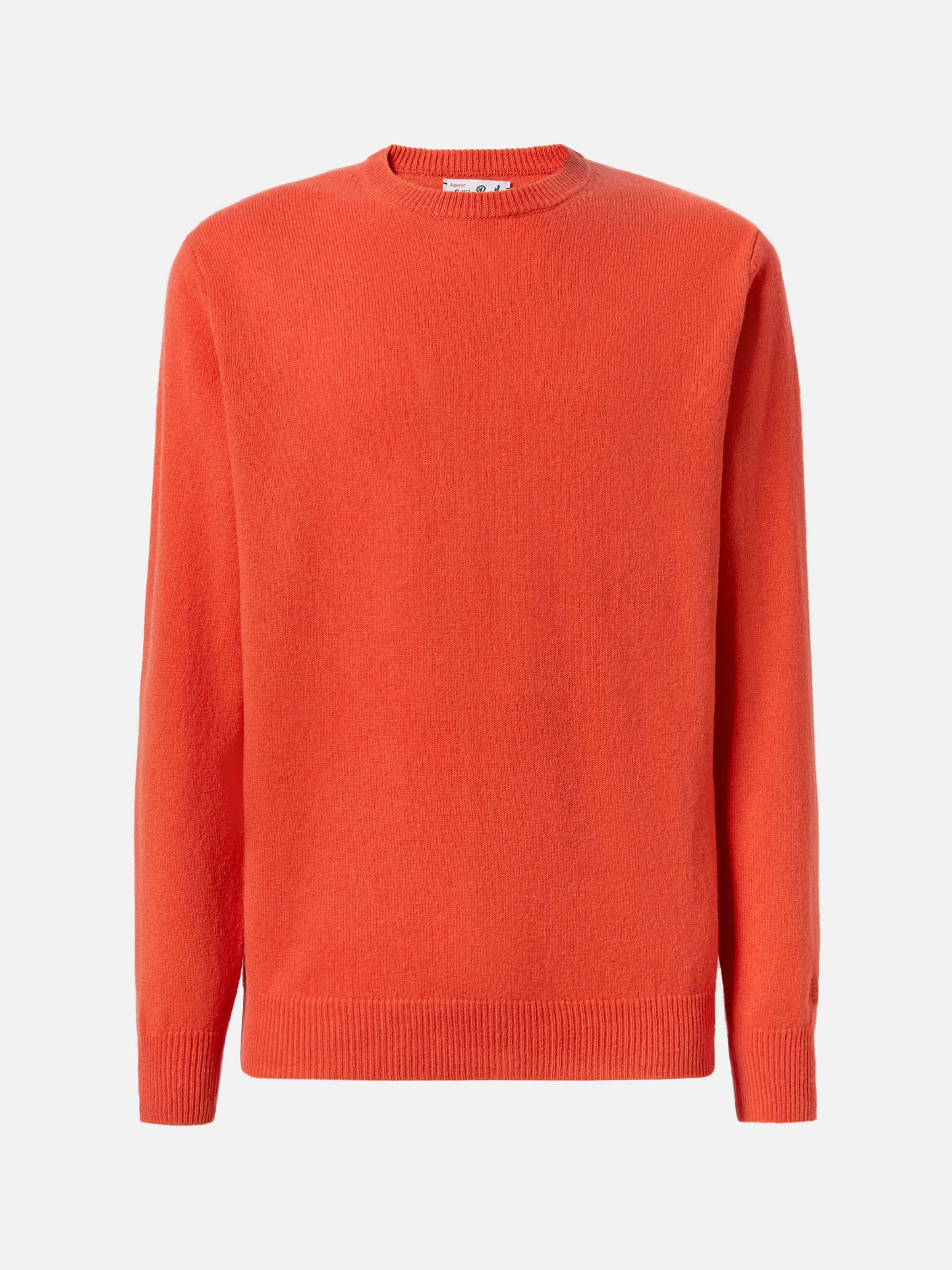 Regent Pullover aus 100 % Lammwolle in Orange