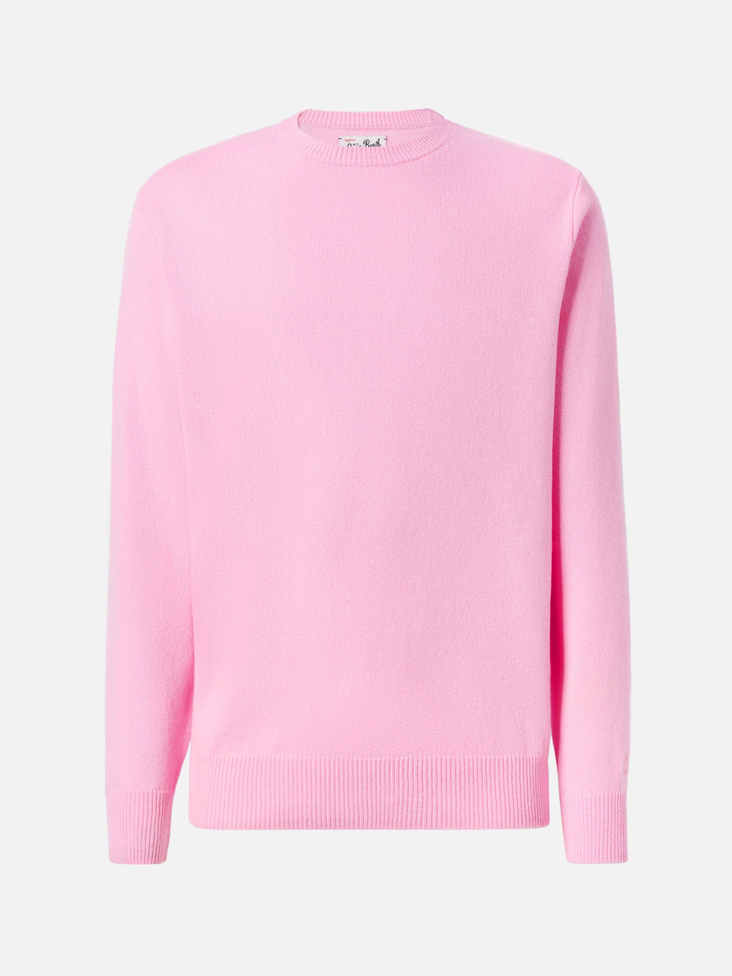 Regent Pullover aus 100 % Lammwolle in Rosa