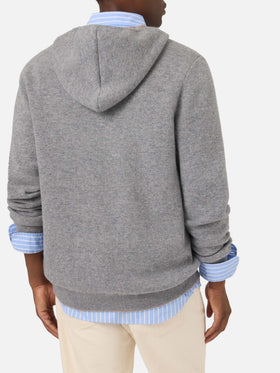 Grey Ridge Wollstrick mit Kapuze und SB Legacy-Monogramm 