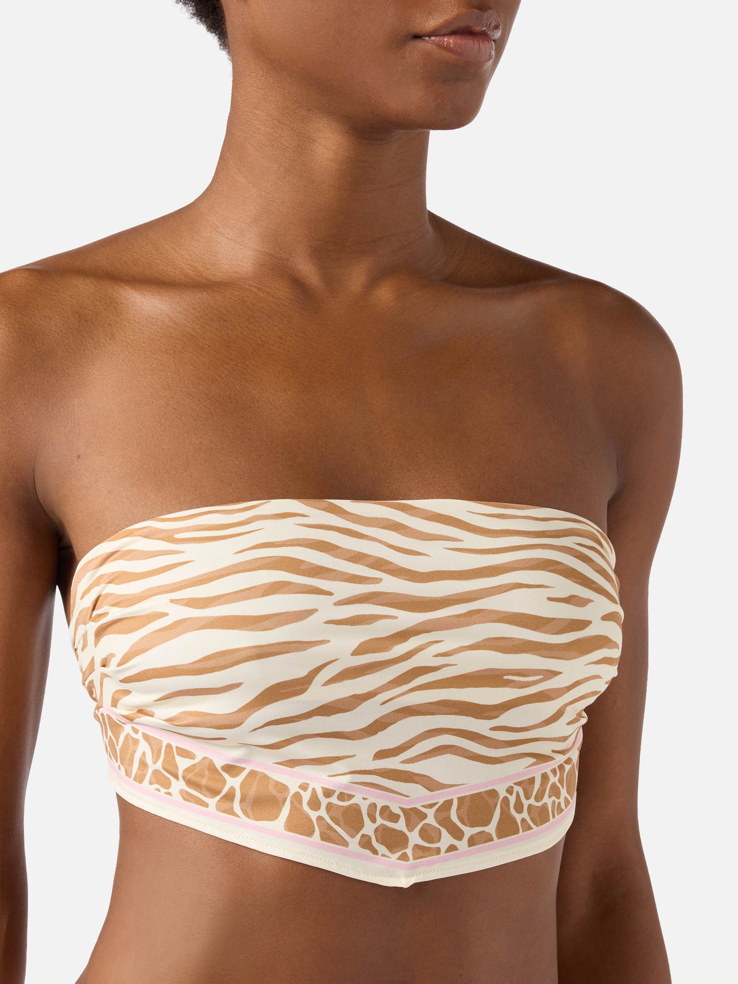 Rio Marielle beige animal print bikini