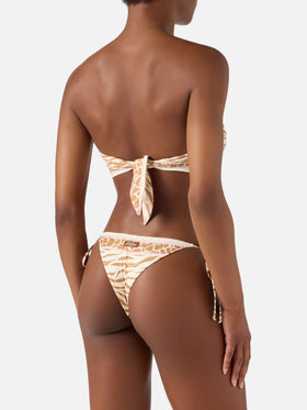 Rio Marielle beige animal print bikini