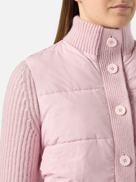 Doudoune matelassée rose Rosental 