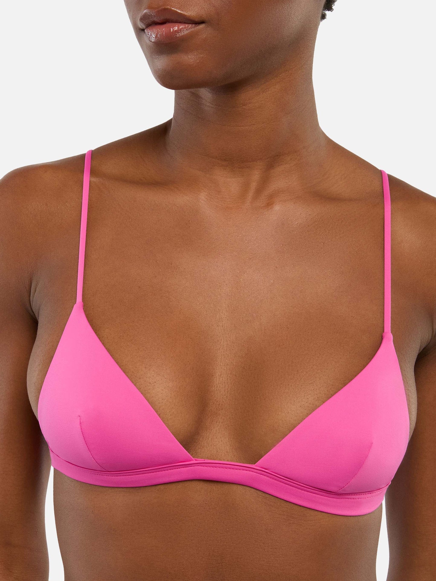 Rylie Jodene triangle bikini in fuchsia