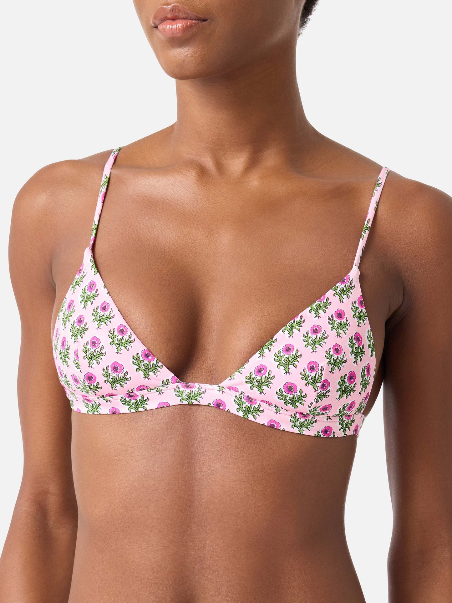 Rylie Lido Triangel-Bikini mit floralem Print 