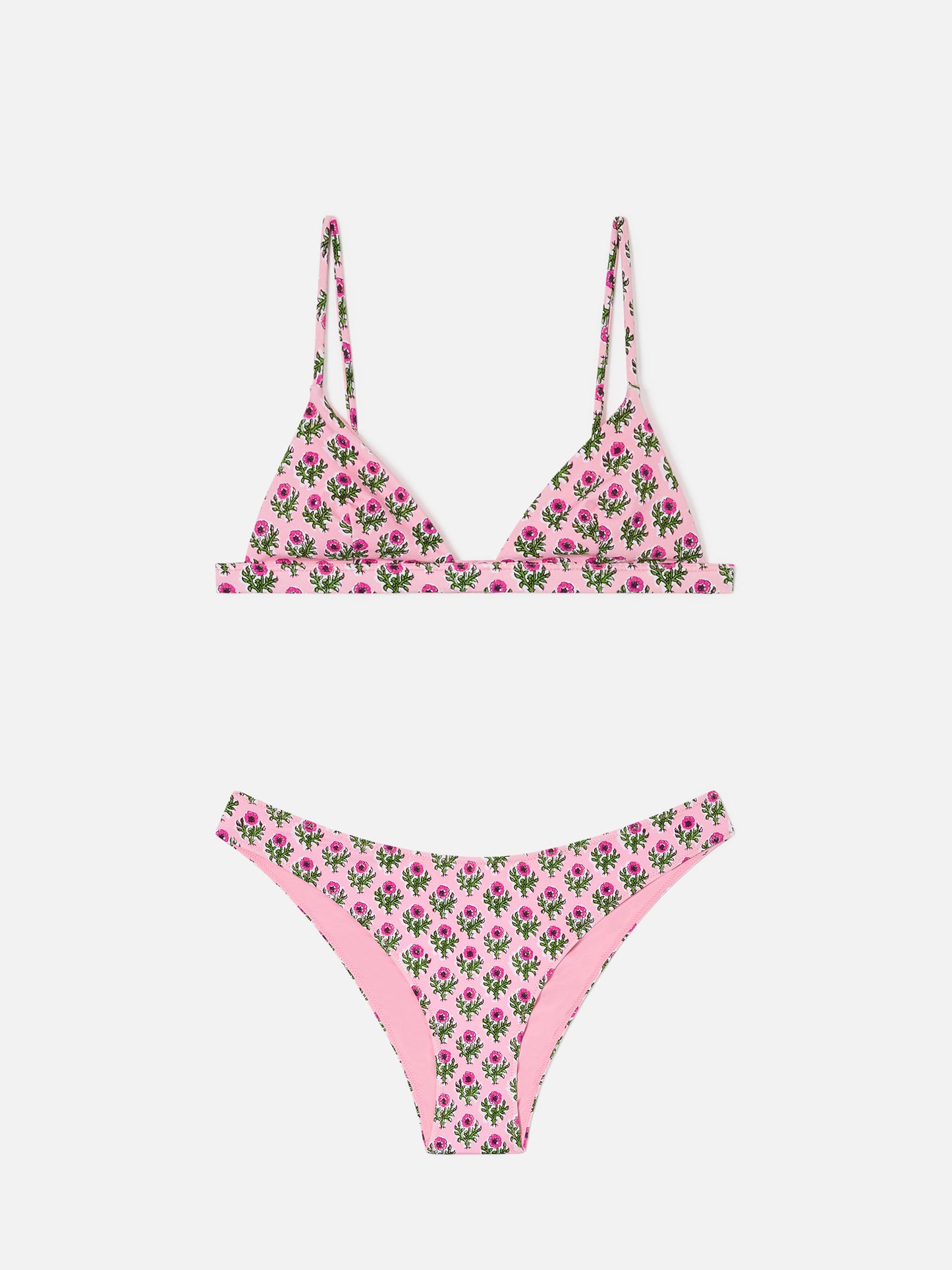 Rylie Lido floral triangle bikini