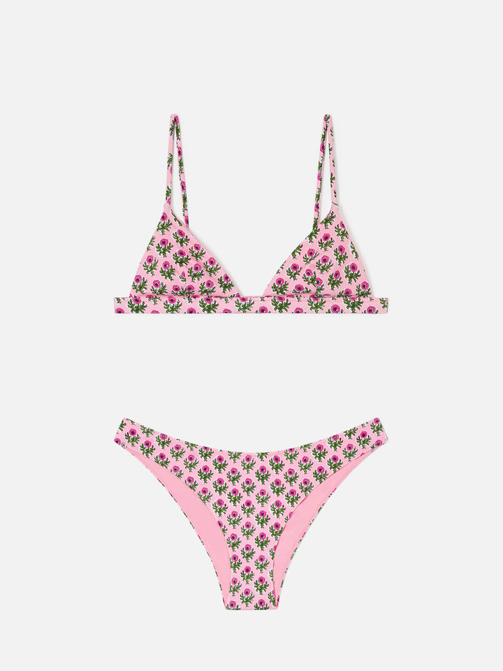 Bikini triangular floral Rylie Lido 