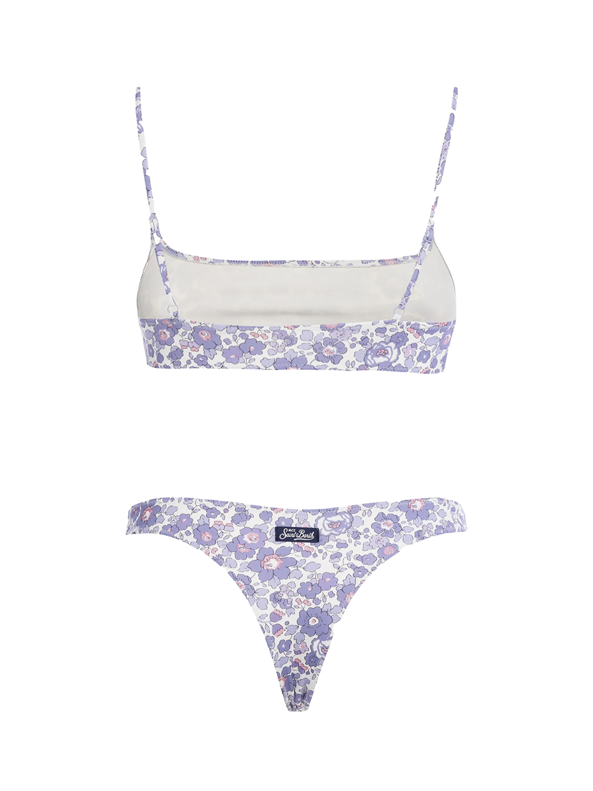 Woman Betsy bralette bikini Sadie Naomi | MADE WITH LIBERTY FABRIC - MC2 Saint Barth