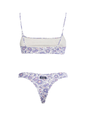 Woman Betsy bralette bikini Sadie Naomi | MADE WITH LIBERTY FABRIC - MC2 Saint Barth