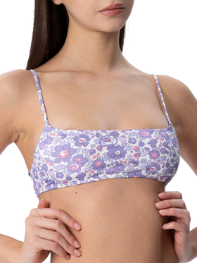 Woman Betsy bralette bikini Sadie Naomi | MADE WITH LIBERTY FABRIC - MC2 Saint Barth