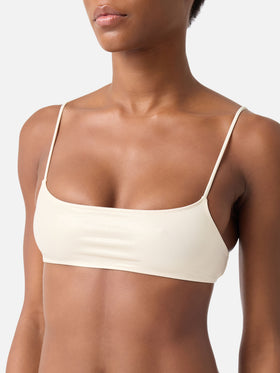 Bikini brassière Sadie Naomi en lamina or 