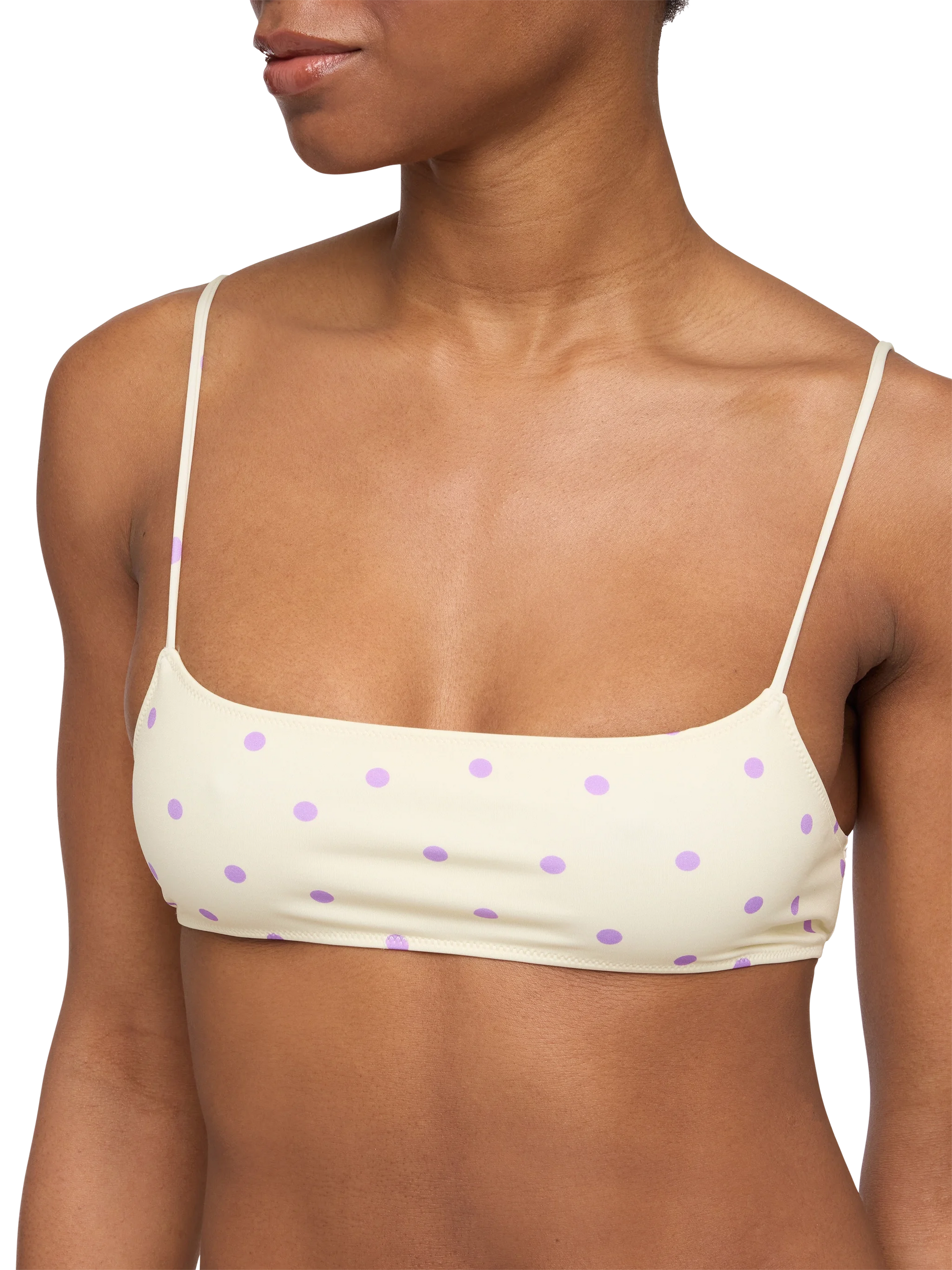 Bralette bikini Sadie Marielle with polka dots print - MC2 Saint Barth