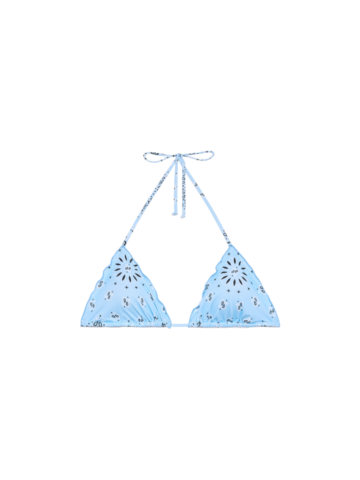 Sagittarius classic triangle top with bandana print