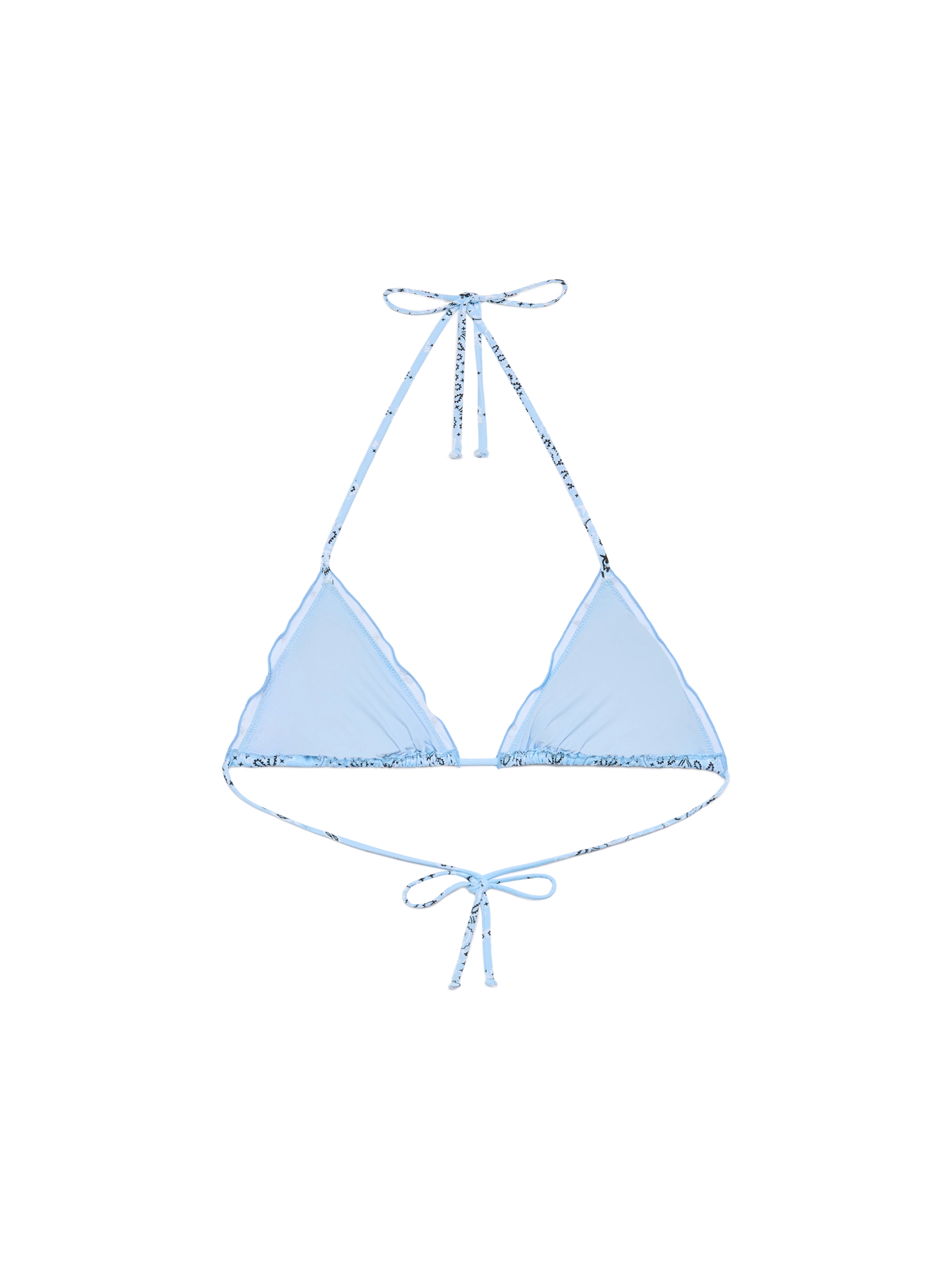 Sagittarius classic triangle top with bandanna print - MC2 Saint Barth