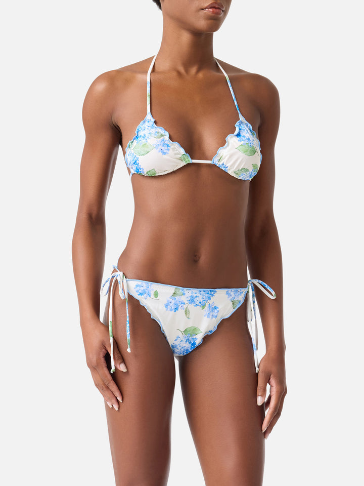 Sagittarius Miami Triangel-Bikini mit Blumenprint 