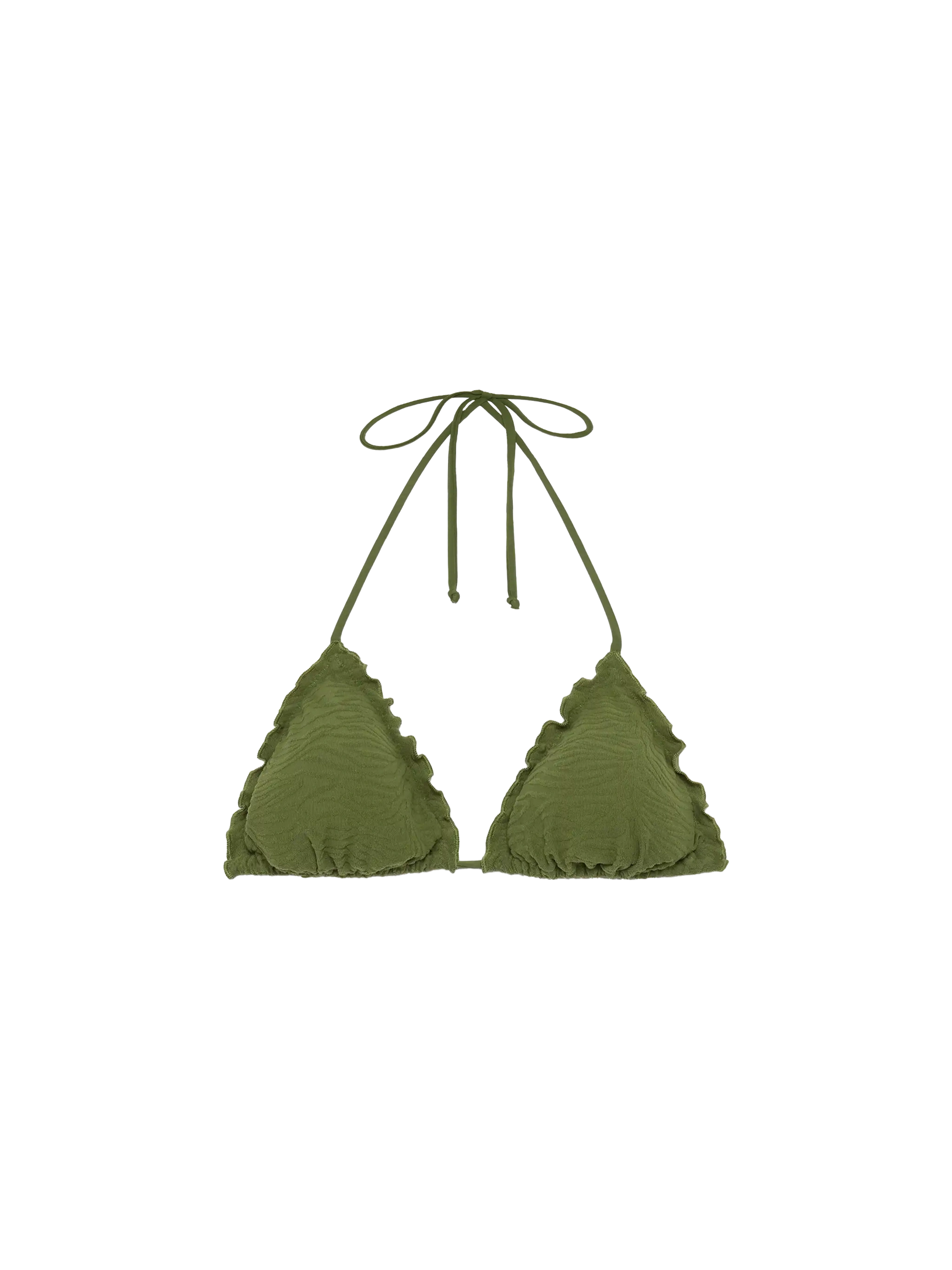 Sagittarius zebra embossed classic triangle top - MC2 Saint Barth