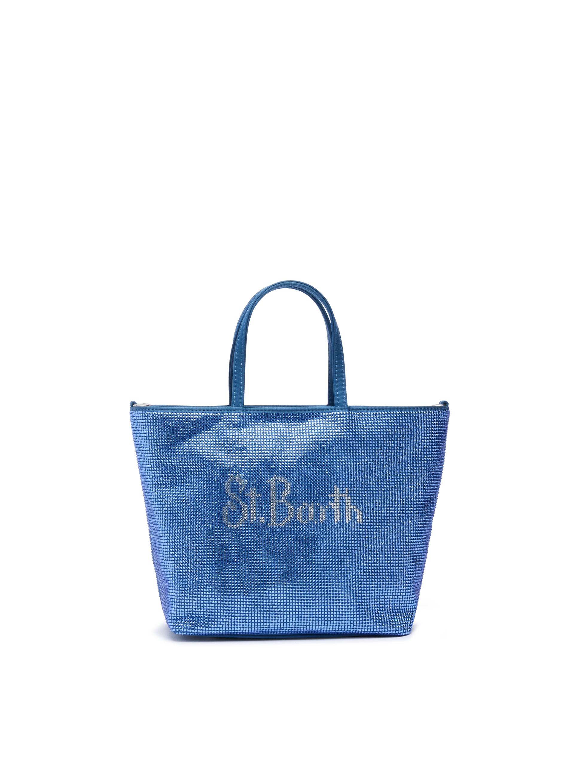 Strass Mini Bag with steel blue rhinestones - MC2 Saint Barth
