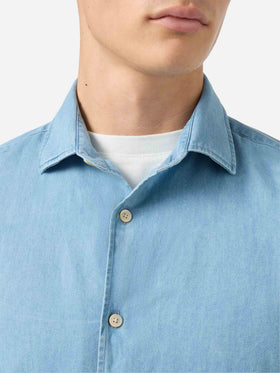Seefeld Chambray-Hemd mit klassischem Kragen