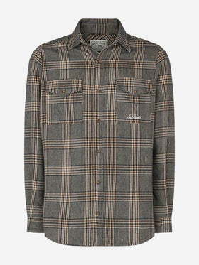 Camisa Seiser Prince of Wales en mezcla de lana 