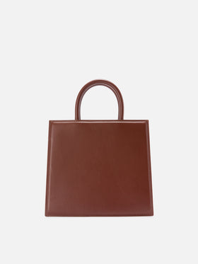 Shop Bag Midi brown leather bag