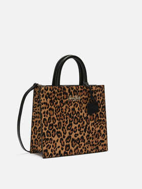Compra el bolso Shop Bag Midi con estampado de leopardo 