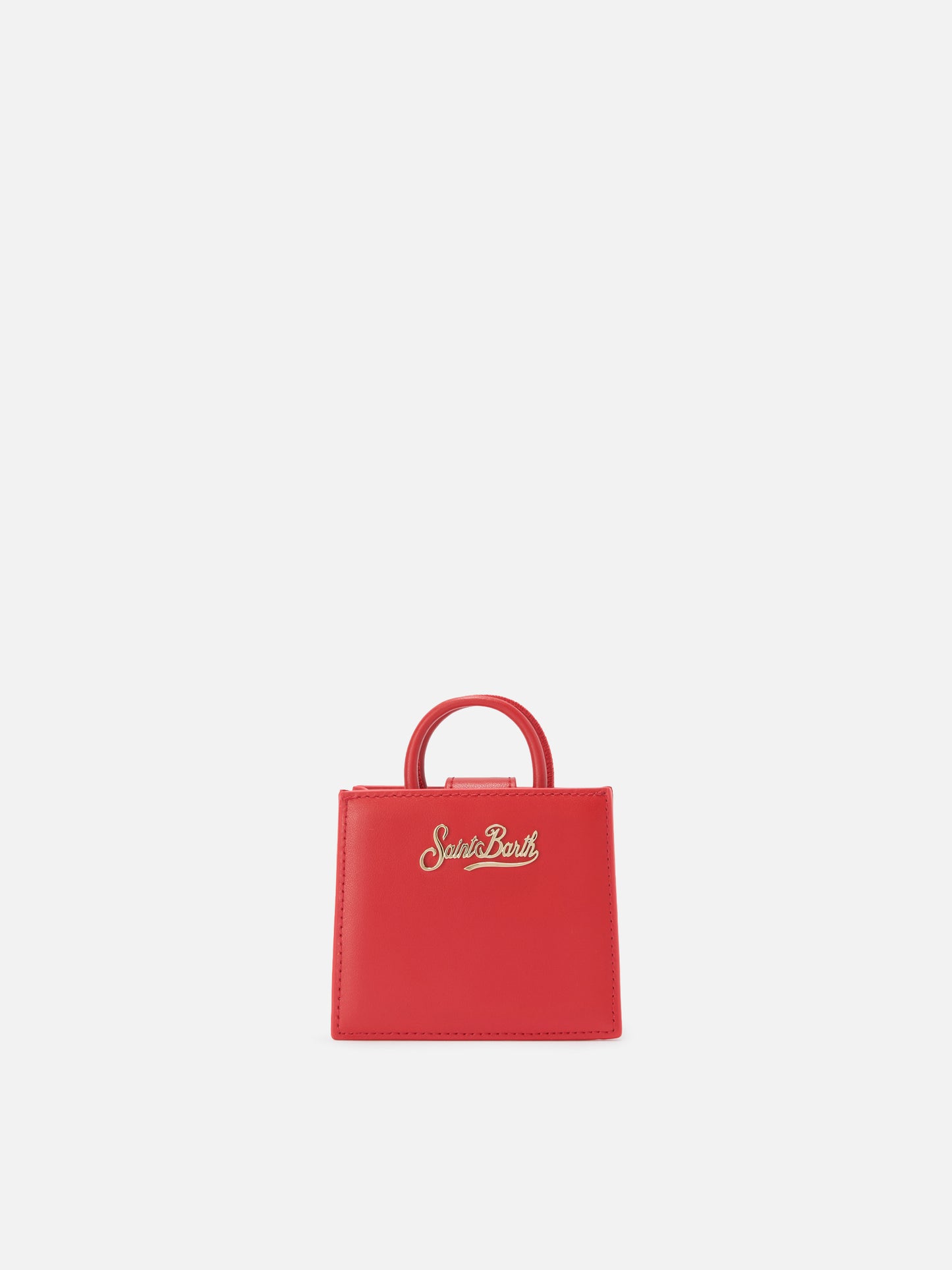 Compra el bolso de mano Bag Micro en piel roja 