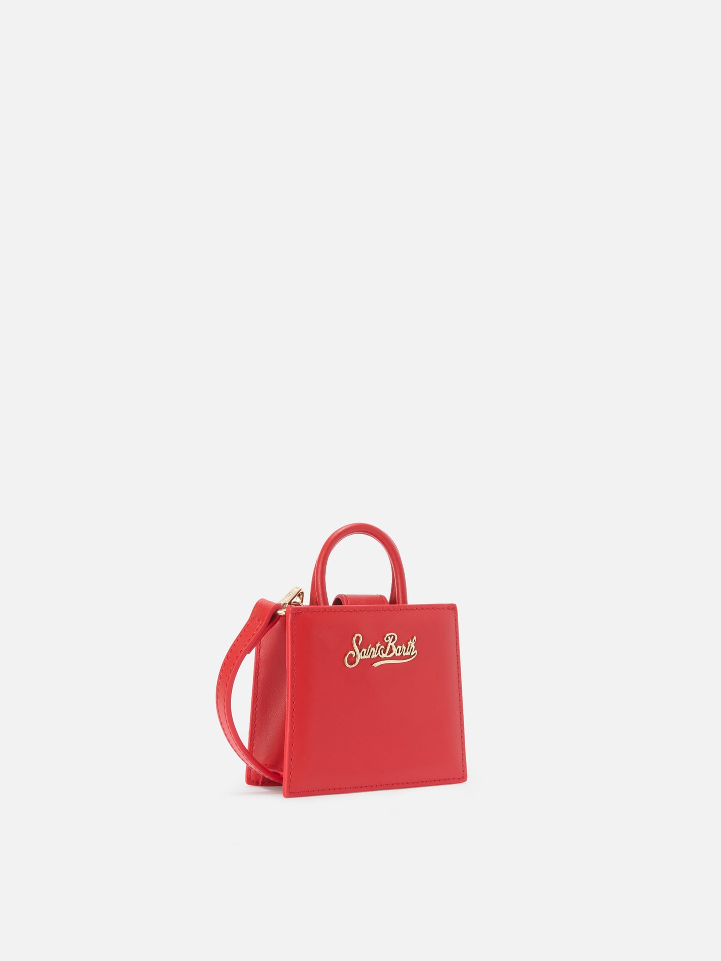 Compra el bolso de mano Bag Micro en piel roja 
