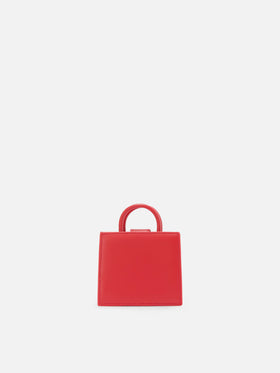 Compra el bolso de mano Bag Micro en piel roja 