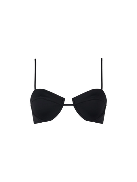Black Salina underwired bralette top - MC2 Saint Barth