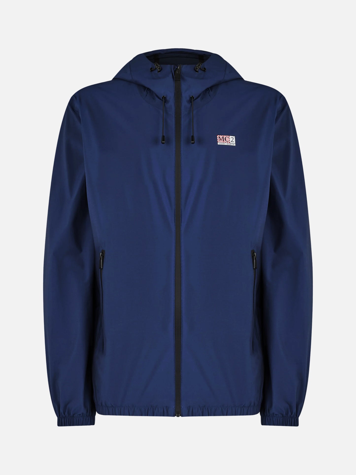 Giacca Sloop in tessuto tecnico Solaro blu navy tinta unita