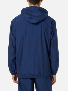 Giacca Sloop in tessuto tecnico Solaro blu navy tinta unita