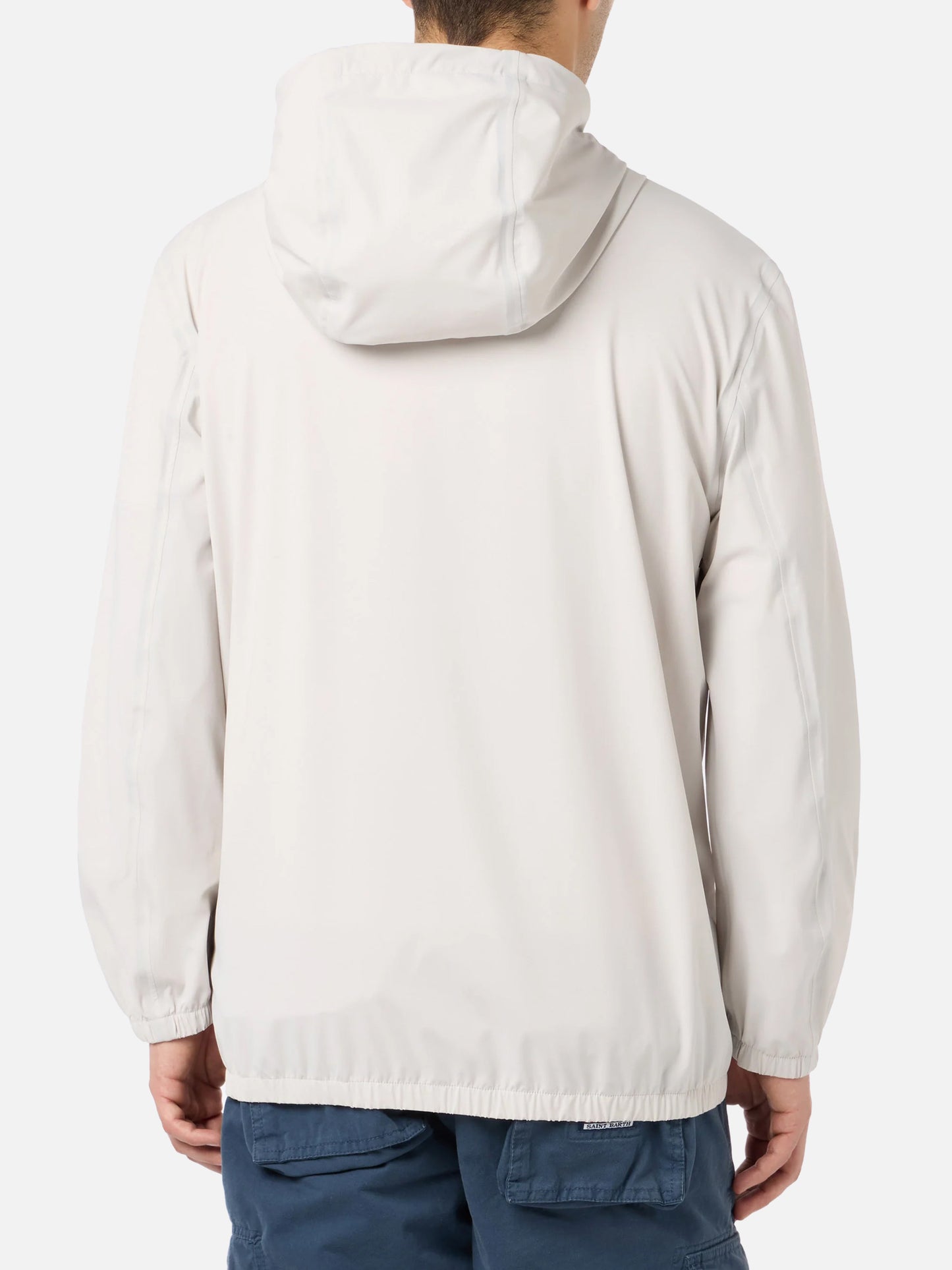 Sloop ice white jacket in stretch technical fabric
