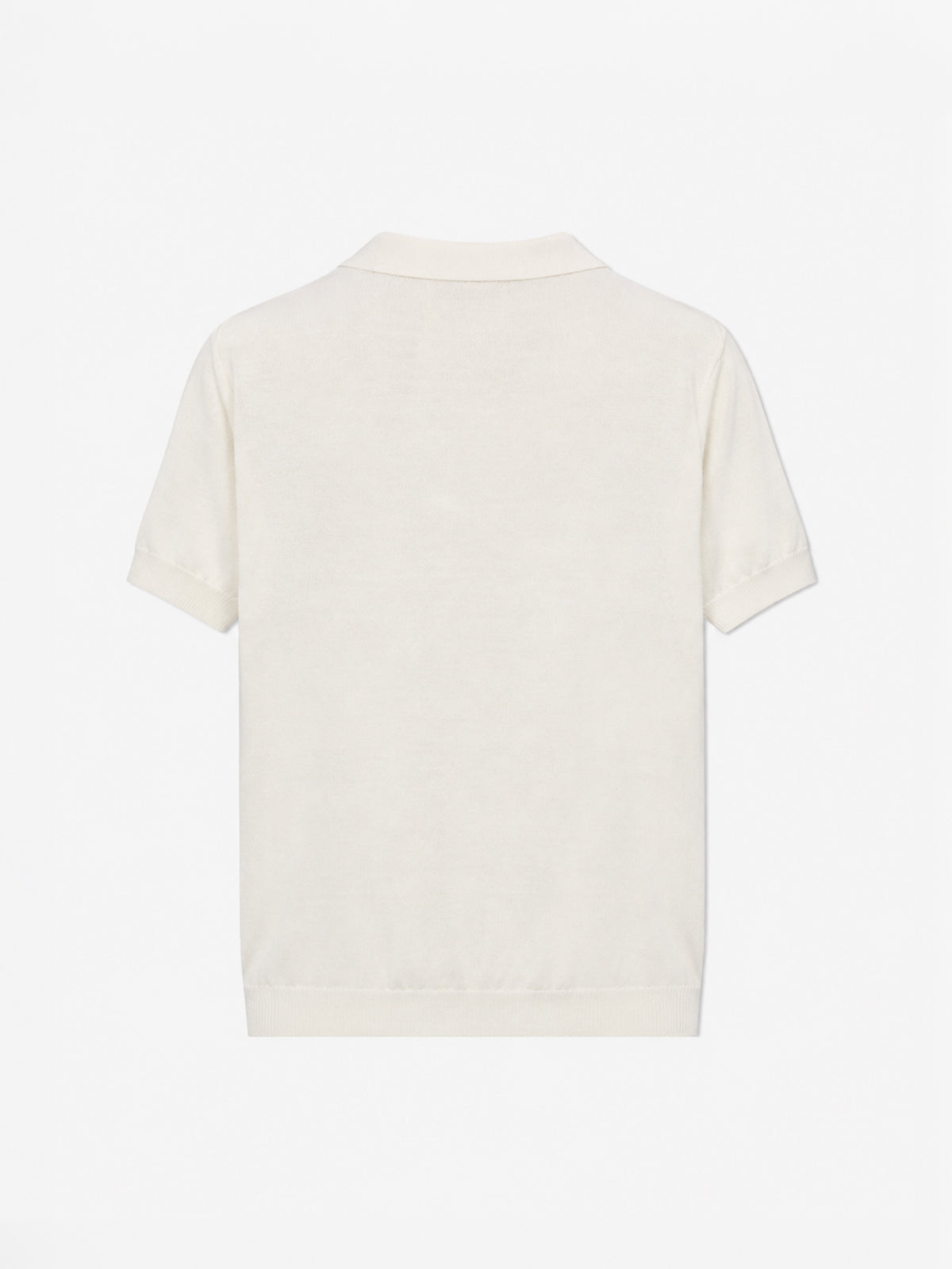 Polo en maille blanc Sloan Jr 