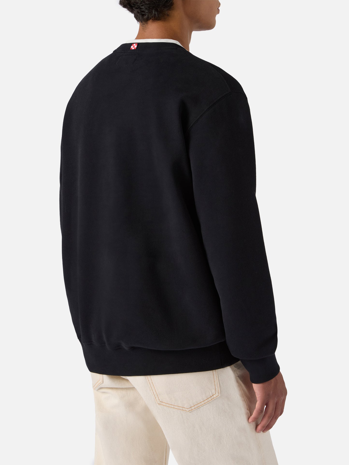 Soho Baumwoll-Sweatshirt in Schwarz mit St. Barth Sport Club-Aufdruck