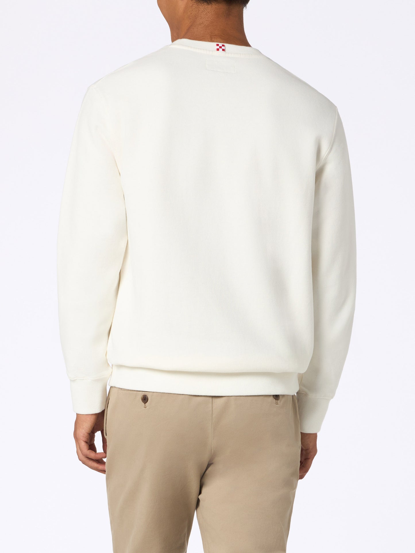 Sudadera Soho con estampado St. Barth Sport Club en blanco 