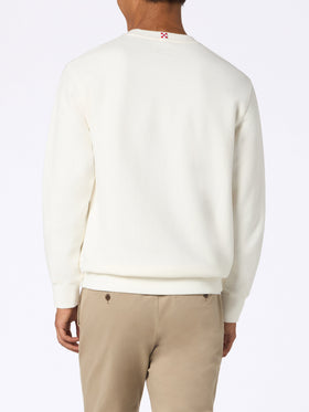 Sudadera Soho con estampado St. Barth Sport Club en blanco 