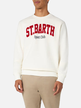 Sudadera Soho con estampado St. Barth Sport Club en blanco 