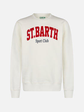 Sudadera Soho con estampado St. Barth Sport Club en blanco 