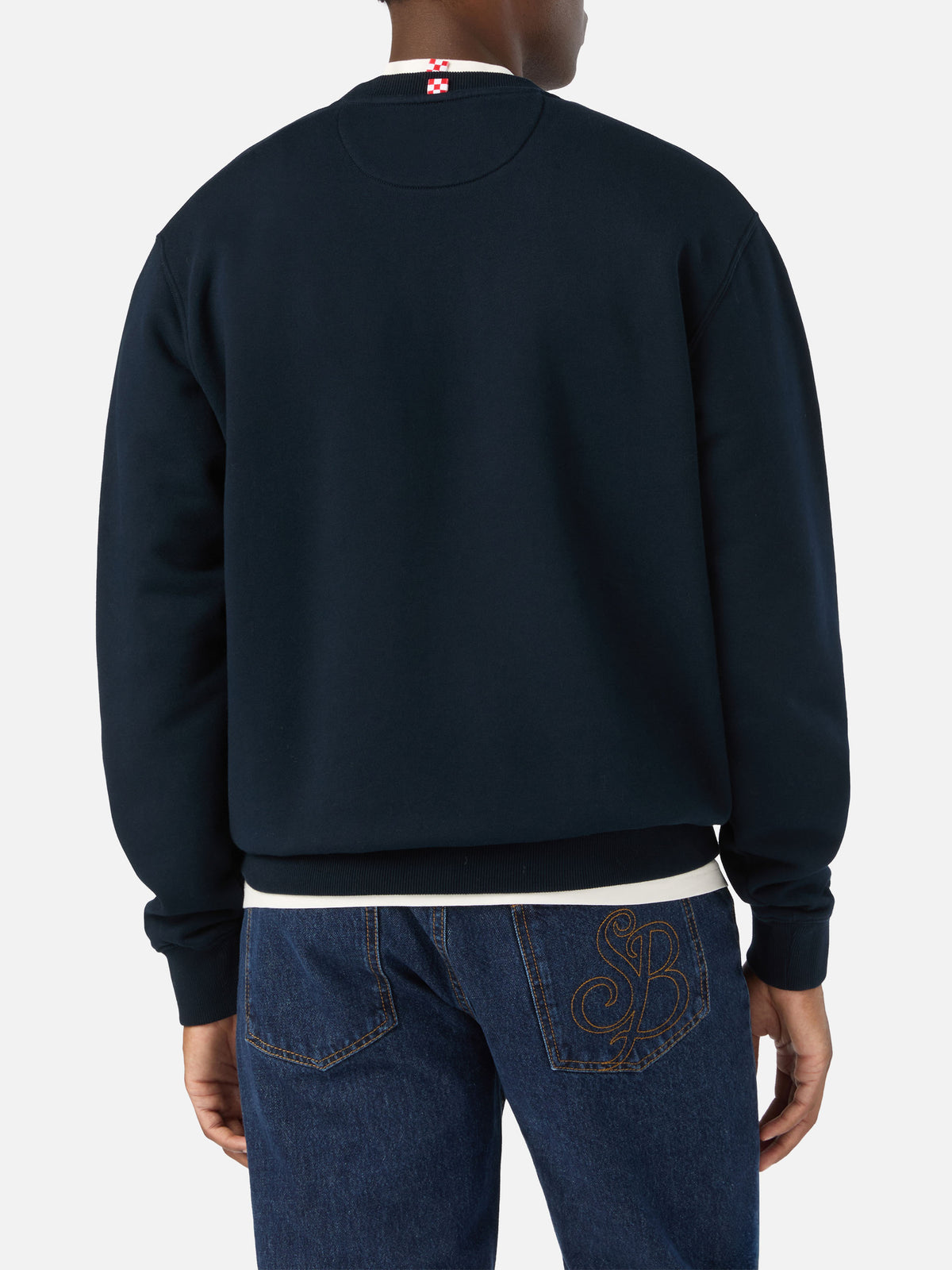 Sudadera Soho de algodón Navy blue con bordado Gin Tonic Habitué 
