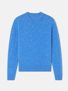 Dusty blue Sorbonne crewneck sweater