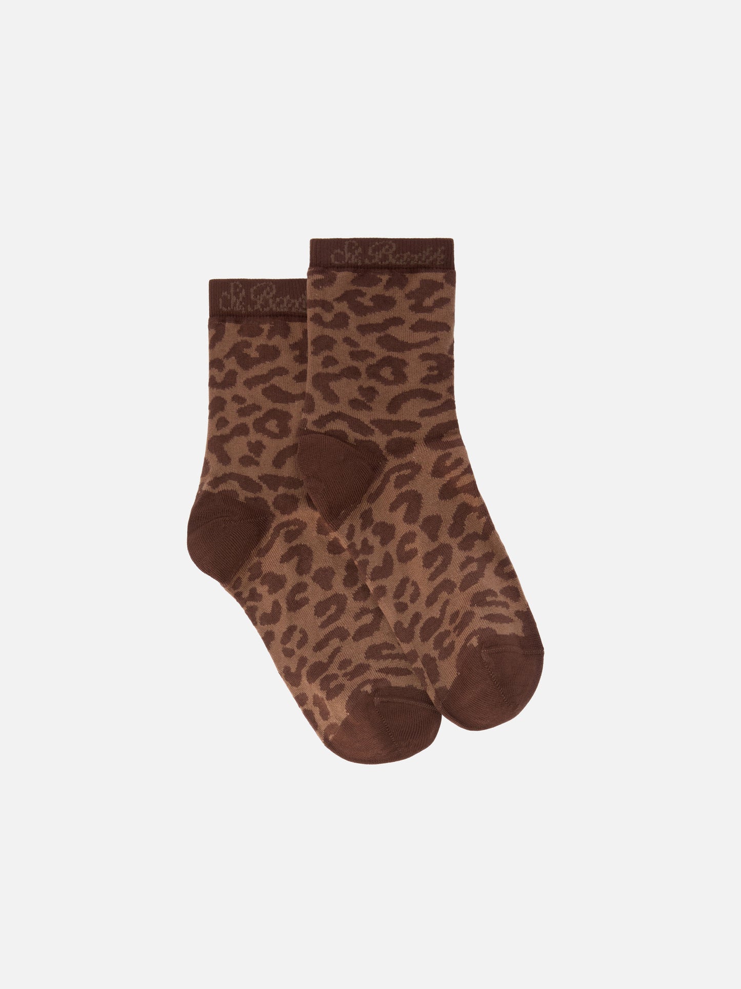Chaussettes Sox en mélange de coton à imprimé léopard 