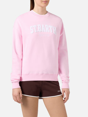 Sudadera Pink Stardust con logo en relieve efecto rizo y bordado Sport Club 