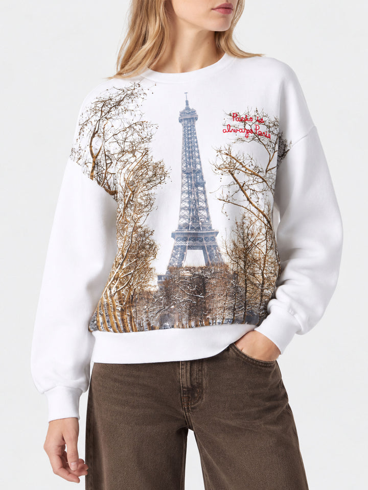 Sudadera Stardust con estampado y bordado Paris 