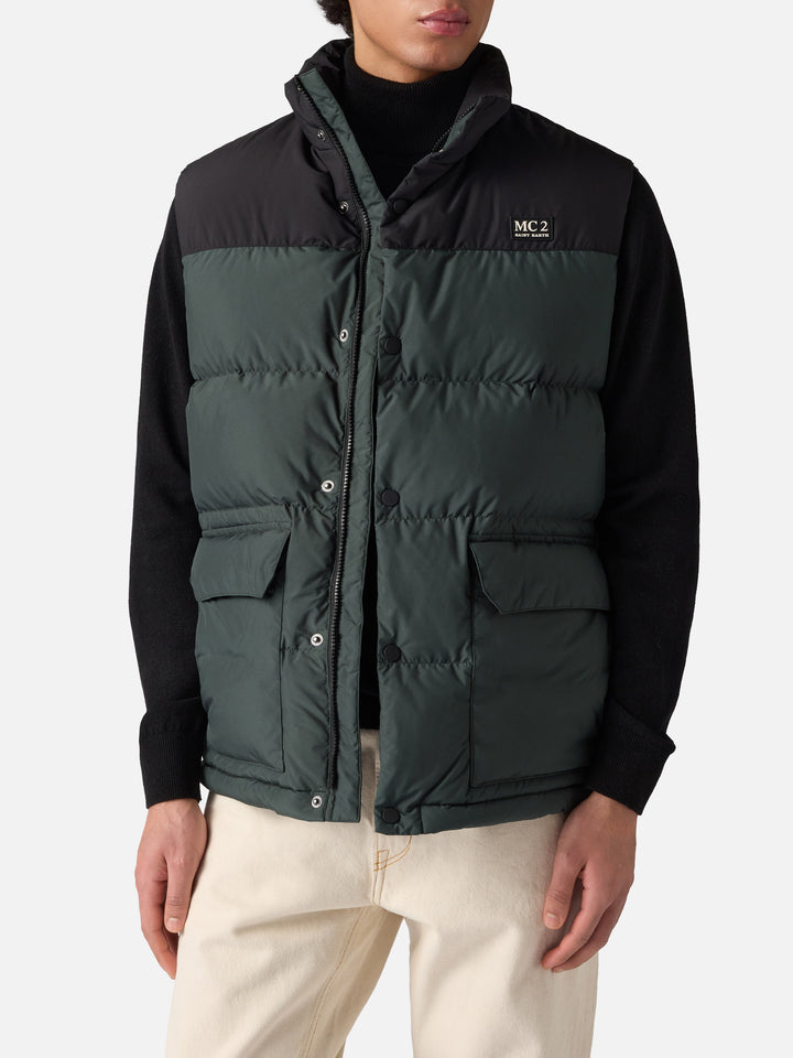 Thunder green padded vest