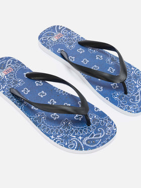 Infradito Tommy slip-on in gomma con stampa bandana